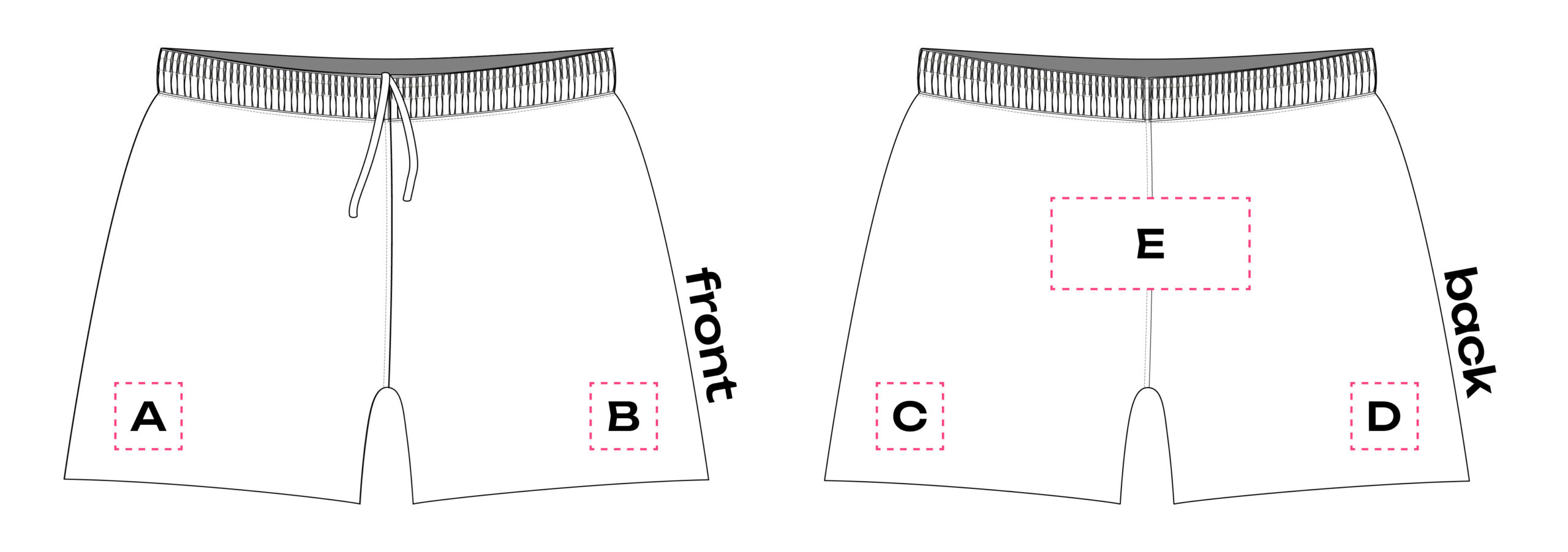 Shorts/Pants logos reference